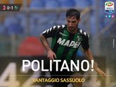 GIF：波利塔诺劲射破僵，萨索洛1-0米兰