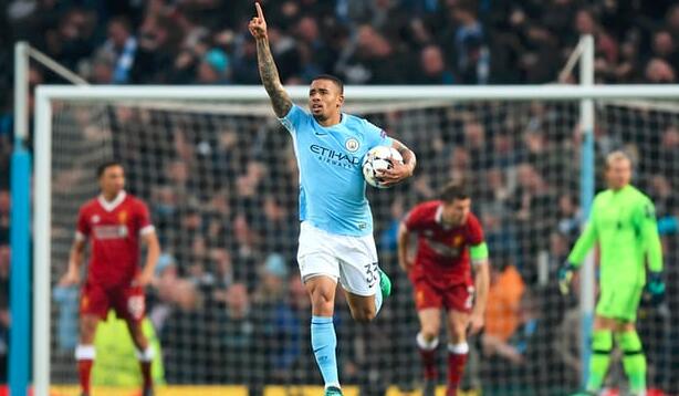 半场：热苏斯闪击萨内进球被吹越位，曼城1-0利物浦