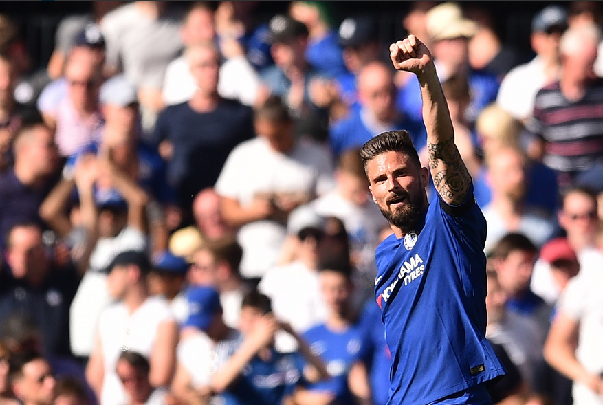 欧洲头球王！自2015-16赛季来吉鲁已打进17粒头球