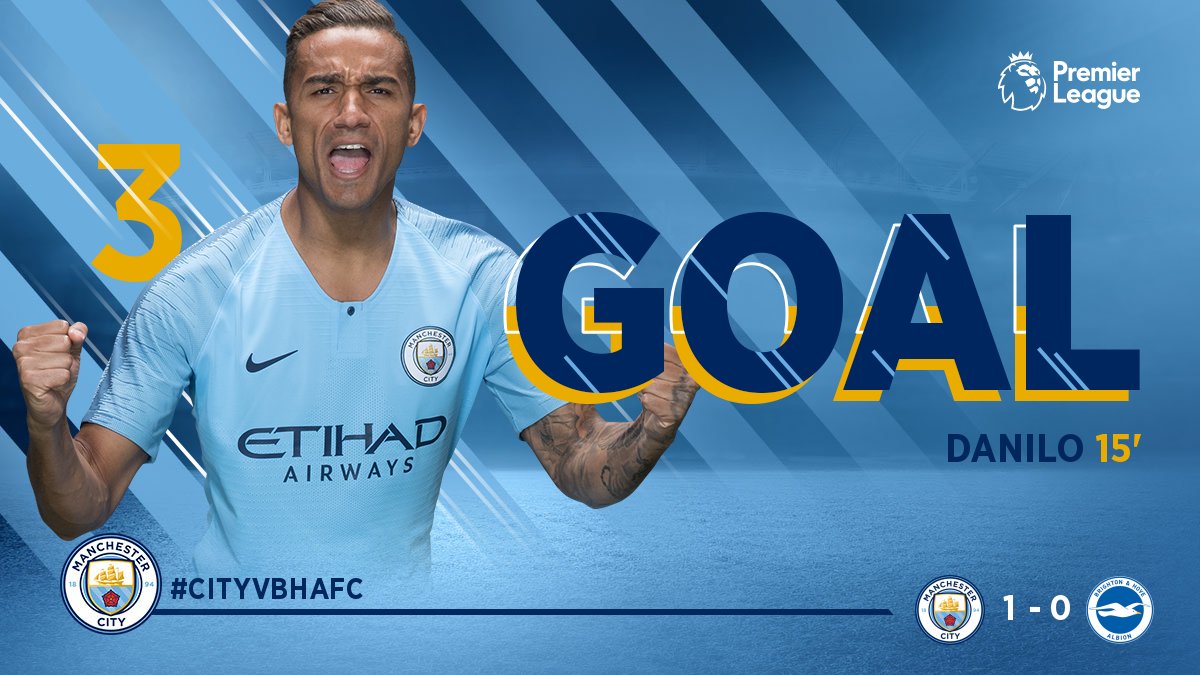 GIF：萨内助攻达尼洛建功，曼城103球追平纪录