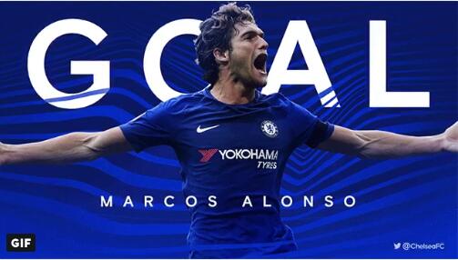 GIF：阿隆索破门，<a href=https://www.310bf.com/tags-%E5%88%87%E5%B0%94%E8%A5%BF-0.html target=_blank class=infotextkey>切尔西</a>扳平<a href=http://bf.310bf.net target=_blank class=infotextkey>比分</a>