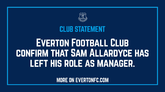 官方：埃弗顿宣布主教练阿勒代斯下课