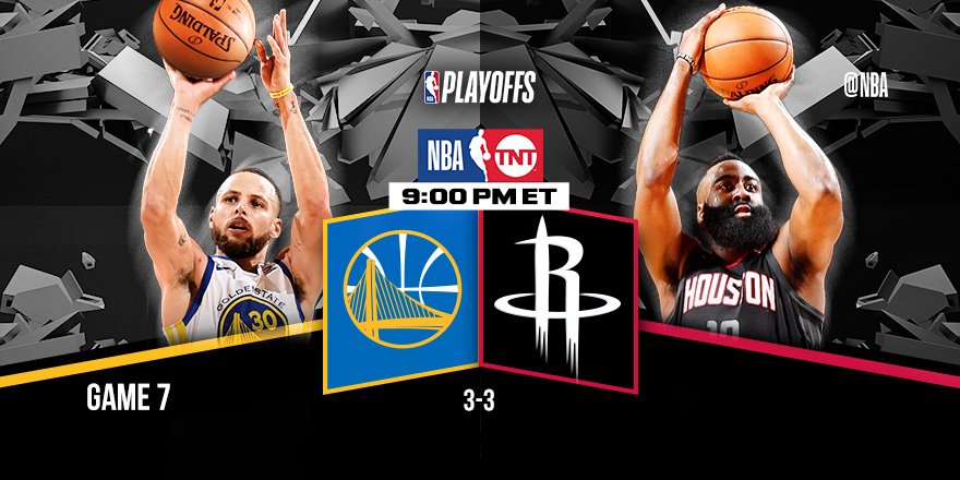 勇士和火箭的抢七大战先发阵容出炉