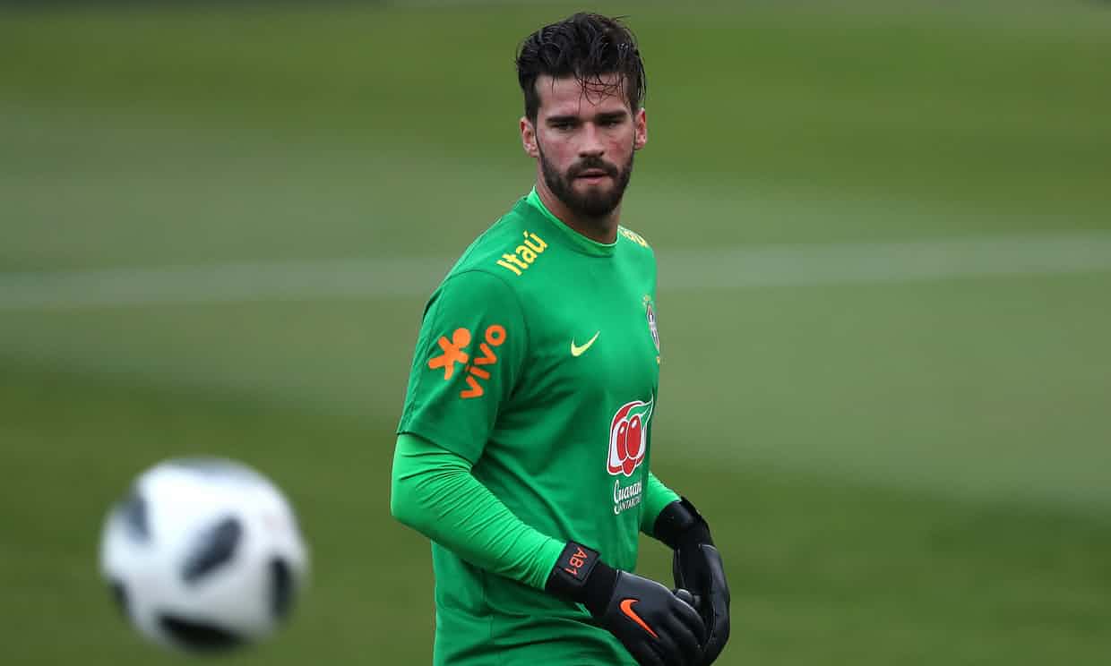 卫报：罗马开价9000万欧，世界杯后卖阿利松