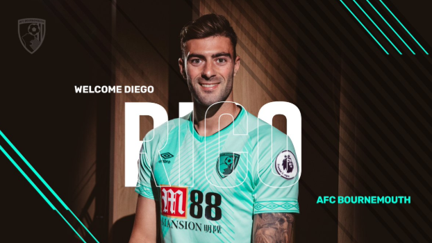 官方：伯恩茅斯签下莱加内斯后卫迭戈-里科