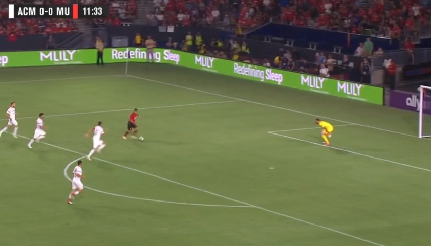 GIF：马塔巧妙助攻，桑切斯单刀低射建功