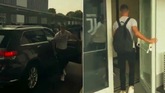 C罗首次来尤文训练，白天对记者说晚上好