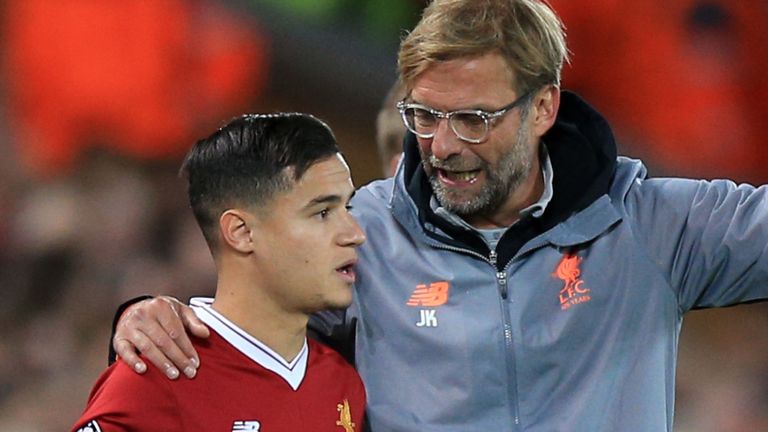 克洛普：若欧冠决赛仍有库蒂尼奥，故事也许会有另一种结局