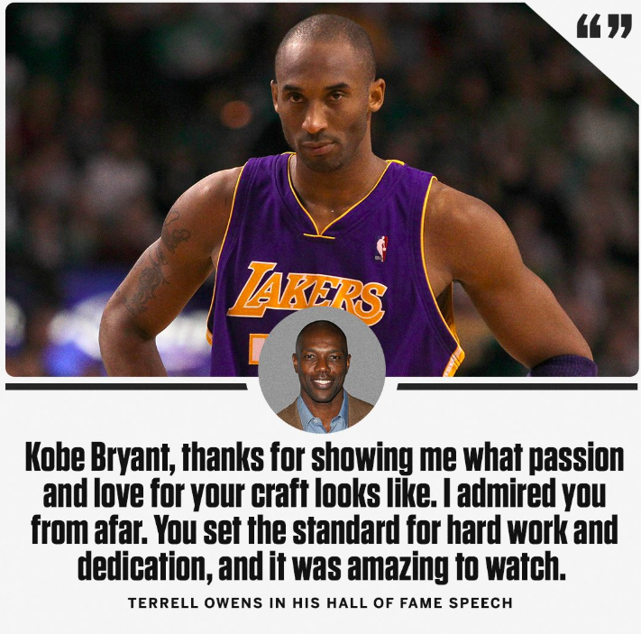 NFL传奇入选名人堂并感谢科比:始终敬佩着你