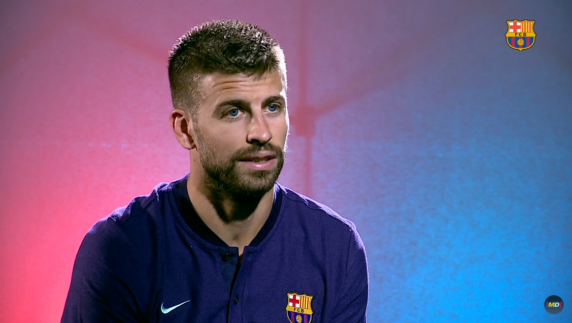 皮克回顾巴萨首秀10年:未来总有一天我也要抬手走人