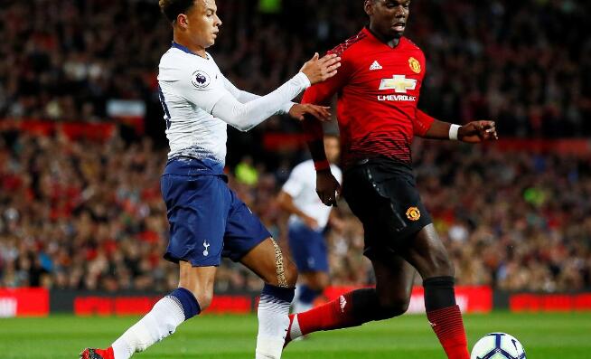 半场：卢卡库失空门博格巴远射被扑，<a href=https://www.310bf.com/tags-%E6%9B%BC%E8%81%94-0.html target=_blank class=infotextkey>曼联</a>0-0热刺