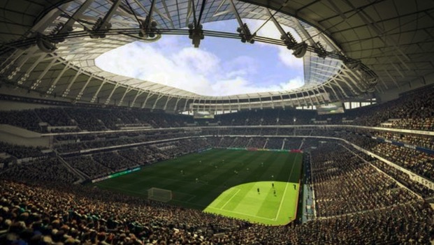 热刺新球场尚未竣工，但球迷已通过FIFA19领略盛况