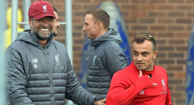 回声报：克洛普考虑轮换，沙奇里本轮或首发