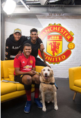 拉什福德欢迎盲人球迷造访基地，承诺会去看其比赛