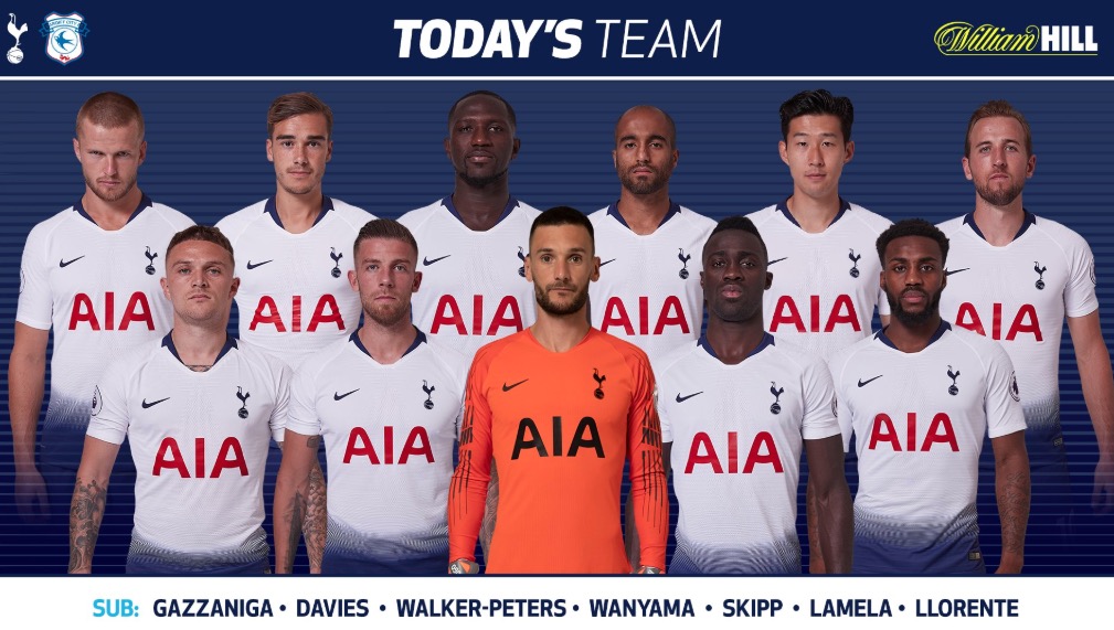 热刺vs卡迪夫城：孙兴慜凯恩领衔，西索科出场