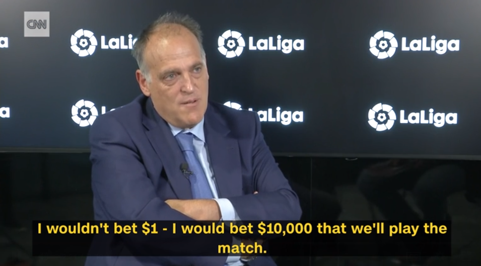 Laliga主席：打赌1万美金，<a href=https://www.310bf.com/tags-%E5%B7%B4%E8%90%A8-0.html target=_blank class=infotextkey>巴萨</a>吉罗纳的北美赛一定举行