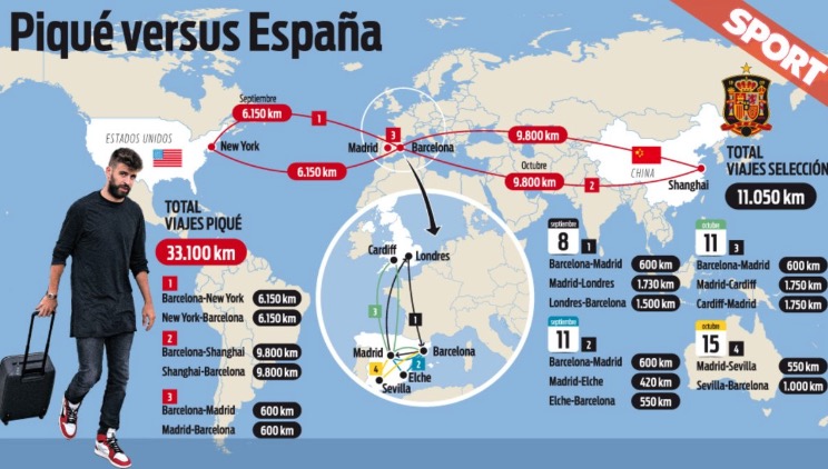 <a href=https://www.310bf.com/tags-%E5%B7%B4%E8%90%A8-0.html target=_blank class=infotextkey>巴萨</a>最忙之人！皮克国际比赛日期间为网球飞行3万公里