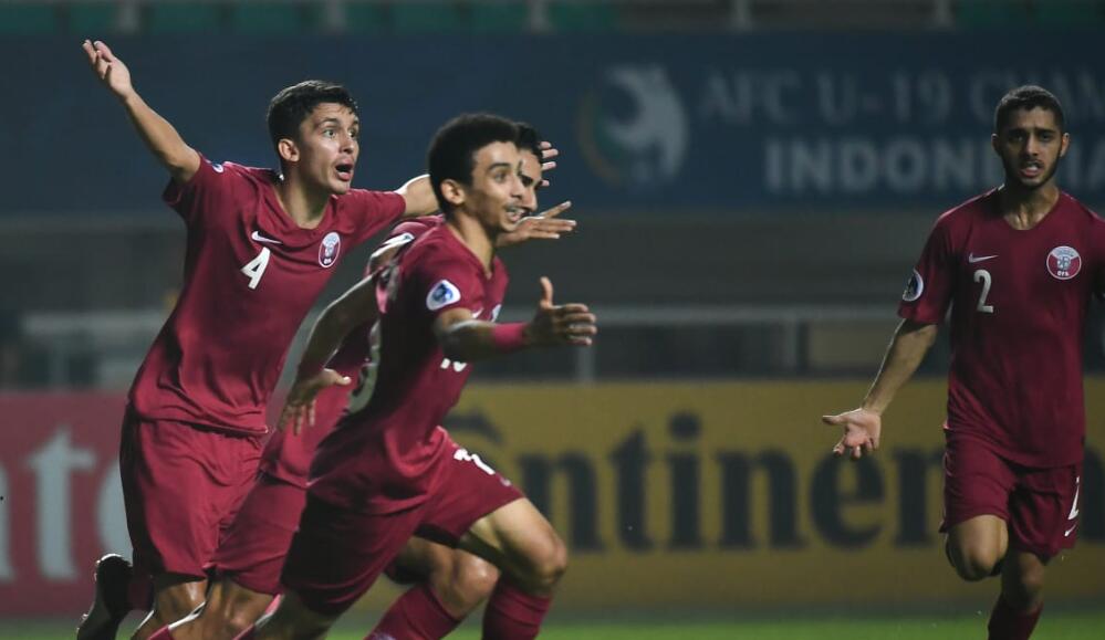 亚青赛:卡塔尔印尼分列前两名,阿联酋进球数劣