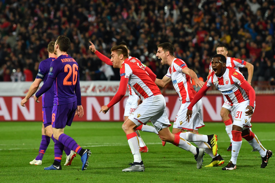 半场丢两球，利物浦四年上半场不失球纪录被攻破