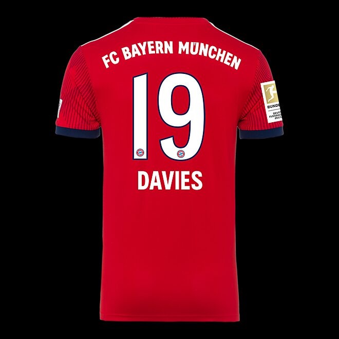 号码确定,拜仁新援阿方索-戴维斯将穿19号球衣