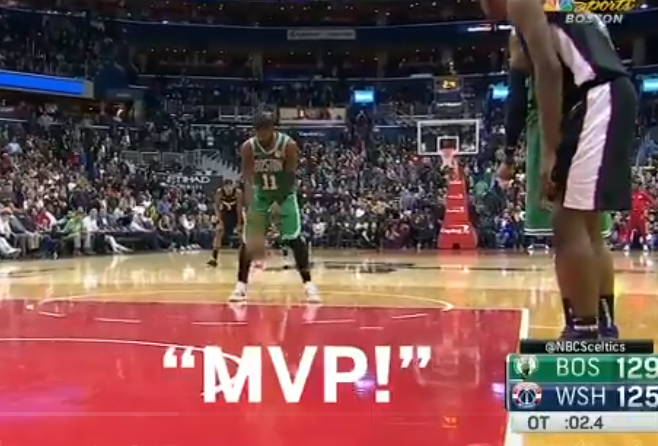 征服客场！欧文在奇才主场收获“MVP”欢呼