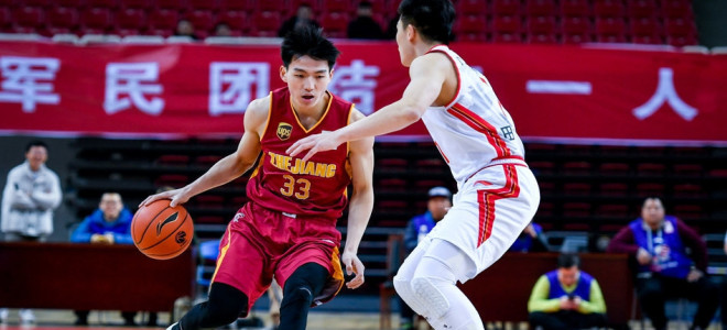 郭昊文21分，八一胜浙江