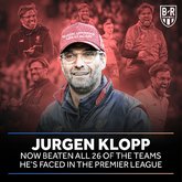 终克曼联！克洛普率利物浦在英超通杀全部26个对手