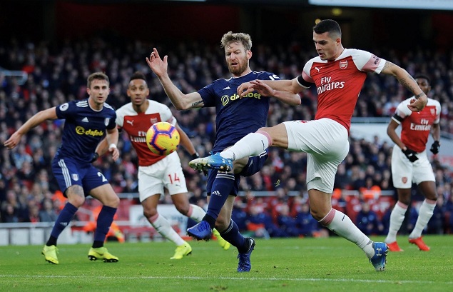 拉卡泽特扎卡奥巴梅扬破门，<a href=https://www.310bf.com/tags-%E9%98%BF%E6%A3%AE%E7%BA%B3-0.html target=_blank class=infotextkey>阿森纳</a>4-1双杀富勒姆