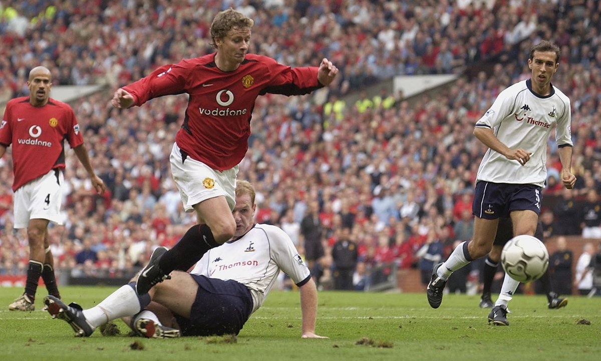 回顾球员生涯，索尔斯克亚对阵热刺进球最多