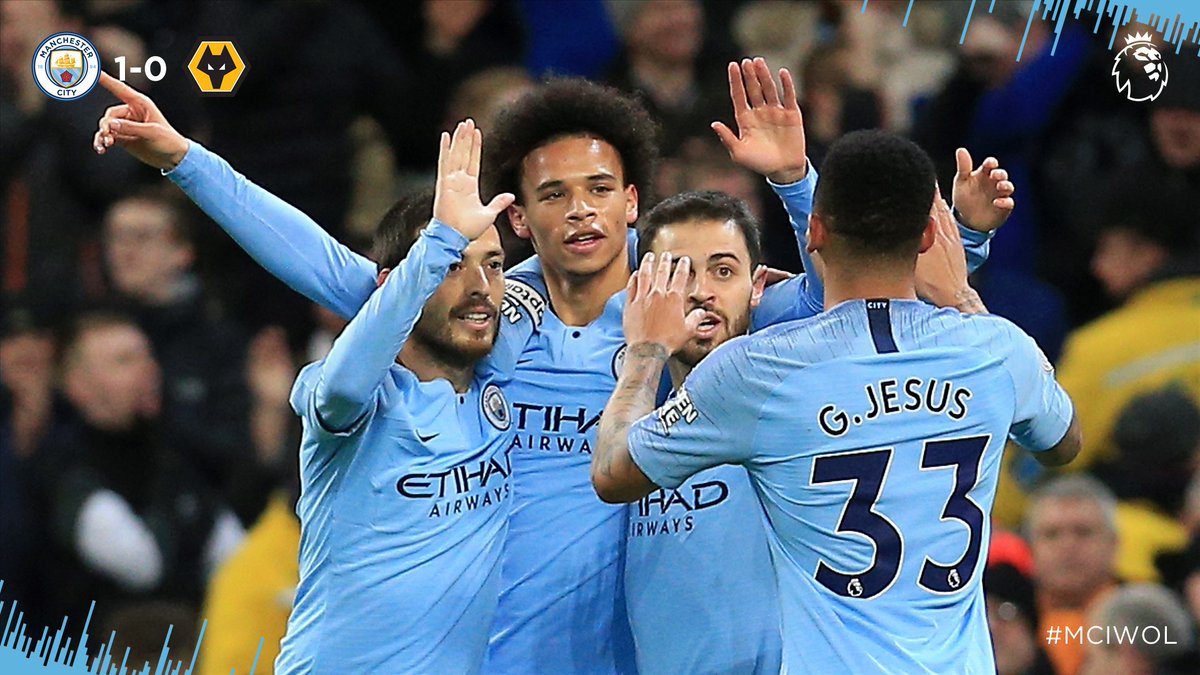 GIF：萨内助攻，热苏斯铲射破门首开纪录