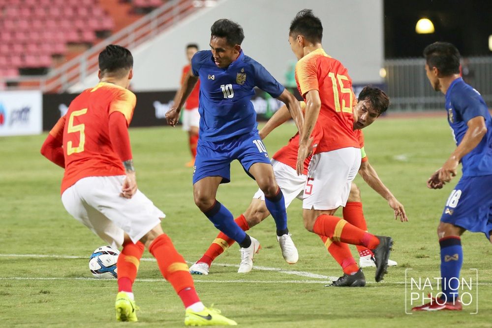 亚洲杯夺冠赔率：国足1赔25列第9.泰国1赔250