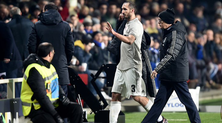 天空体育：基耶利尼两周内伤愈，卡希尔拒绝尤文