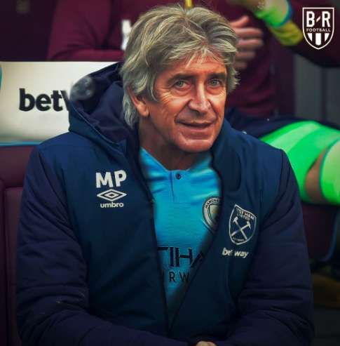 西汉姆联战平利物浦，曼城官推点赞