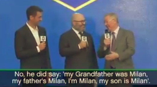 弗格森：我曾想签马尔蒂尼，但他父亲说他家4代米兰人