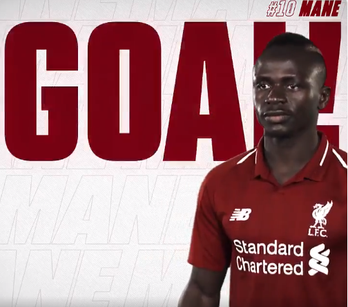 GIF：马内头球破门，利物浦1-0领先