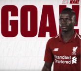 GIF：马内头球破门，利物浦1-0领先