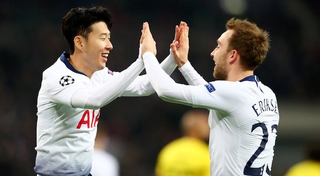 欧冠：维尔通亨传射孙兴慜略伦特破门，热刺3-0多特