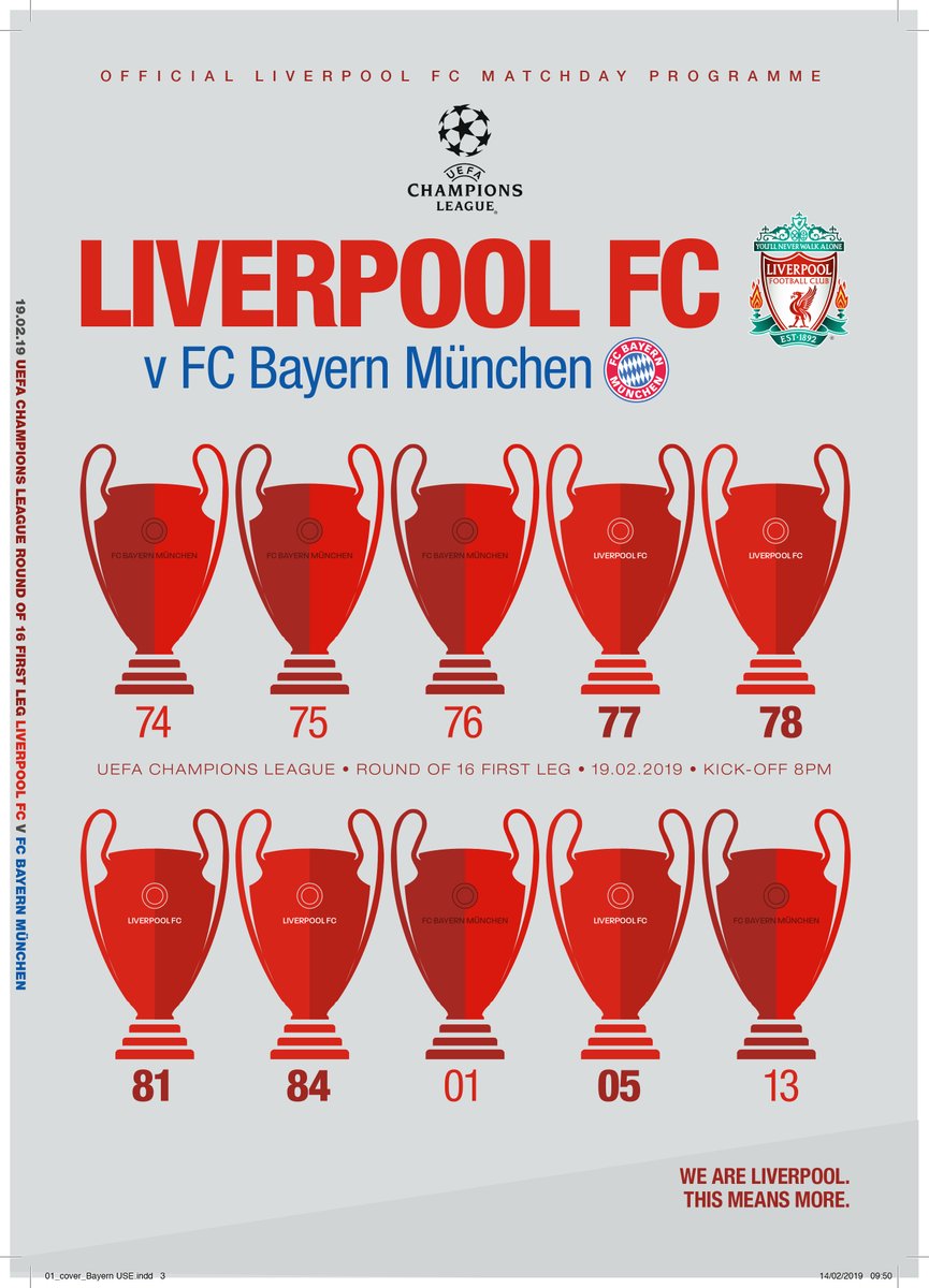 利物浦场刊封面图：一场五冠王之间的对决