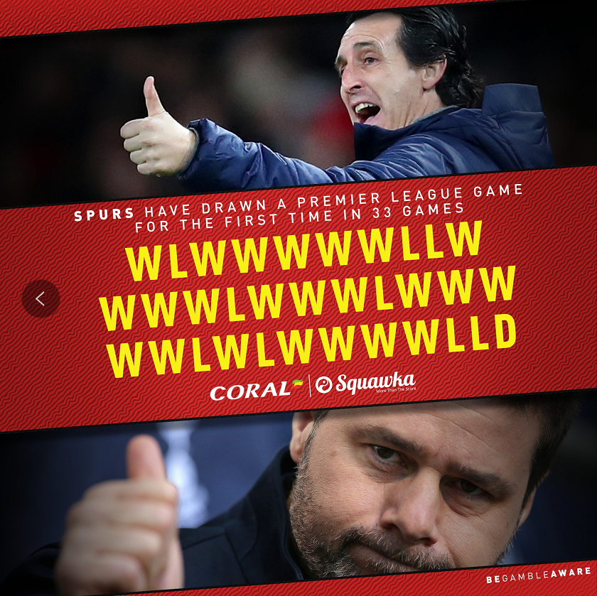 热刺1-1<a href=https://www.310bf.com/tags-%E9%98%BF%E6%A3%AE%E7%BA%B3-0.html target=_blank class=infotextkey>阿森纳</a>联赛首平，跨赛季32场联赛不平终结