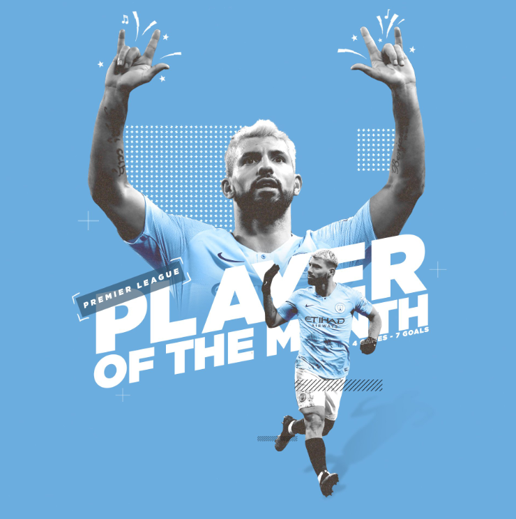官方：曼城前锋阿圭罗当选<a href=https://www.310bf.com/tags-%E8%8B%B1%E8%B6%85-0.html target=_blank class=infotextkey>英超</a>2月最佳球员