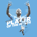 官方：曼城前锋阿圭罗当选英超2月最佳球员