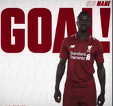 GIF：马内内脚背兜射直挂死角，连续六场英超主场破门