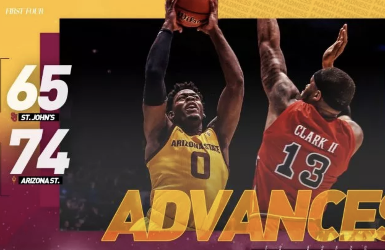 哈登母校亚利桑那州立大学获NCAA锦标赛十年