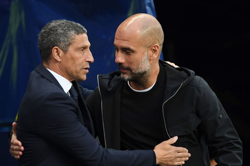 布莱顿主帅：和曼城在场上硬碰硬是很愚蠢的想法