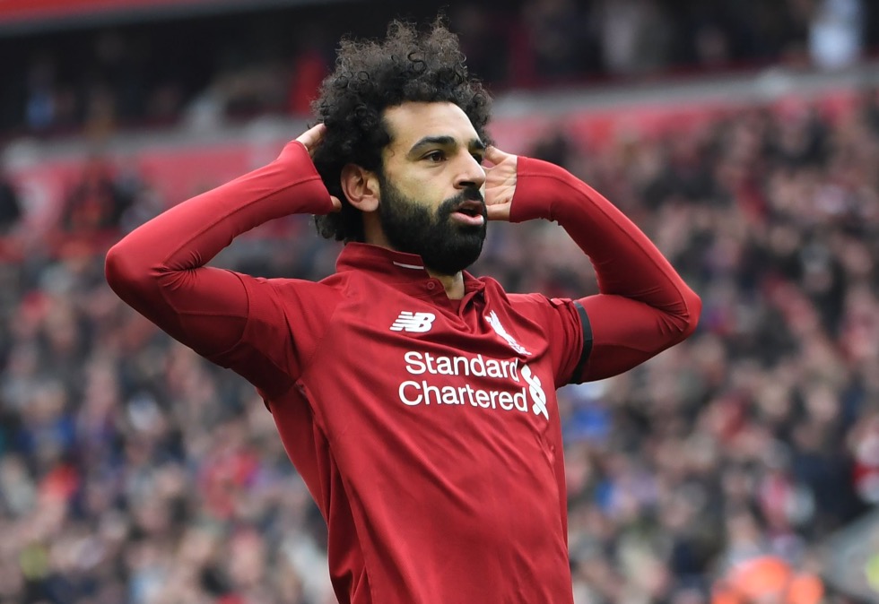 GIF:萨拉赫世界波破门!利物浦两球领先切尔西