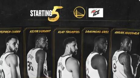 多点开花!勇士首发五人均得到至少15分