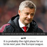 索肖：欧联杯或是我们正确的位置，可以给年轻球员机会了