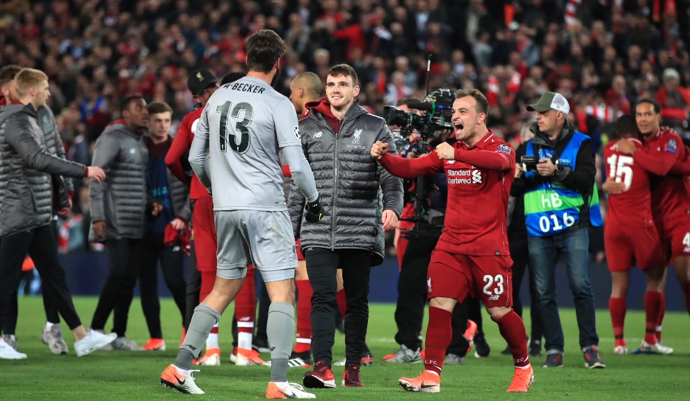 安菲尔德堡垒，利物浦自9月以来从未在欧冠主场比赛丢球