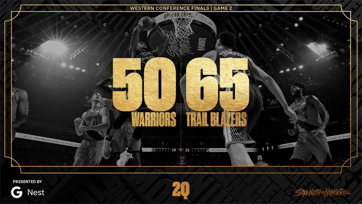 勇士半场落后开拓者15分，科尔执教以来第7次