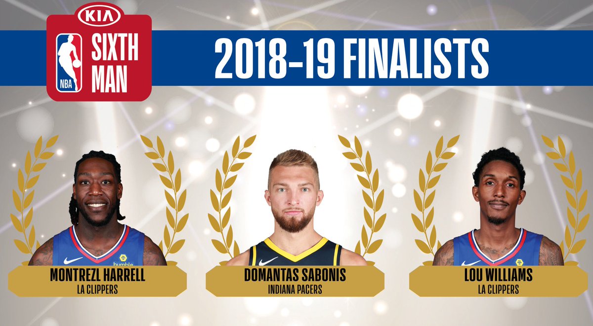 哈勒尔、路威、小萨博尼斯入选最佳第六人最终候选名单